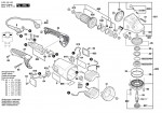 Bosch 3 601 H82 L64 GWS 2030 H Angle Grinder Spare Parts